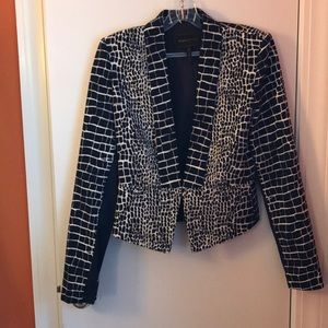 Jacket with abstract design